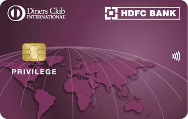 HDFC Bank Diners Club Privilege Credit Card secondary