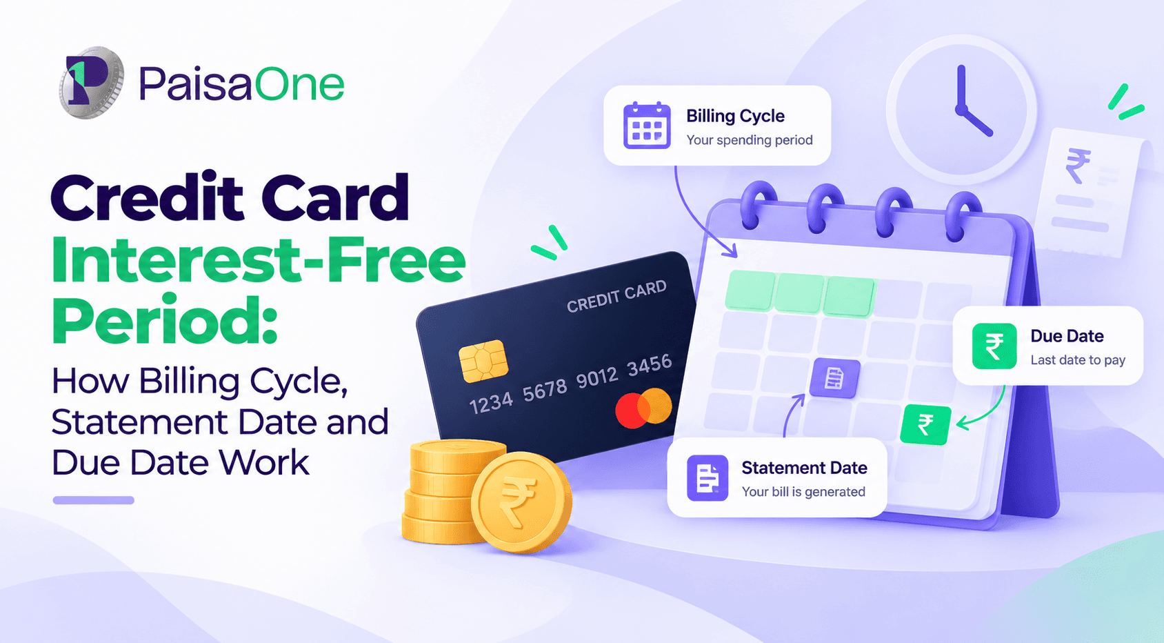 Credit Card Interest-Free Period: How Billing Cycle, Statement Date and Due Date Work