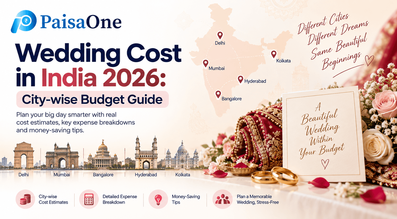 Wedding Cost in India 2026: City-wise Budget Guide