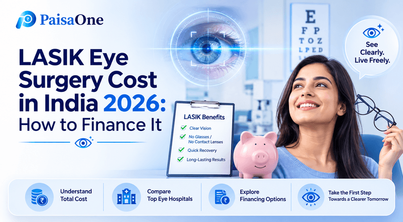 LASIK Eye Surgery Cost in India 2026: How to Finance It