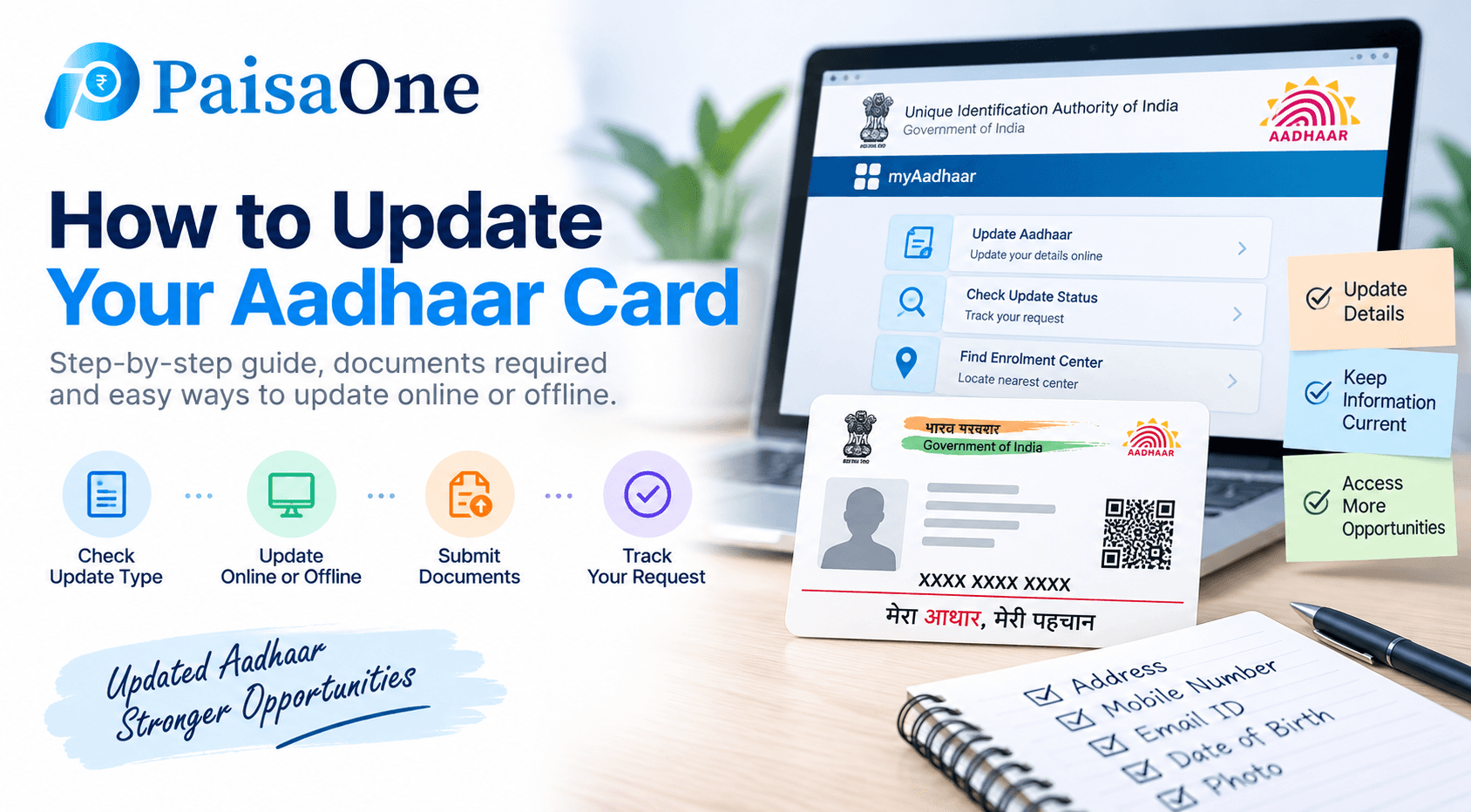 How to Update Your Aadhaar Card in 2026: Complete Step-by-Step Guide